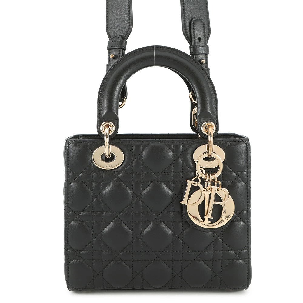 Christian Dior handbag MY ABCDIOR Cannage shoulder bag Black